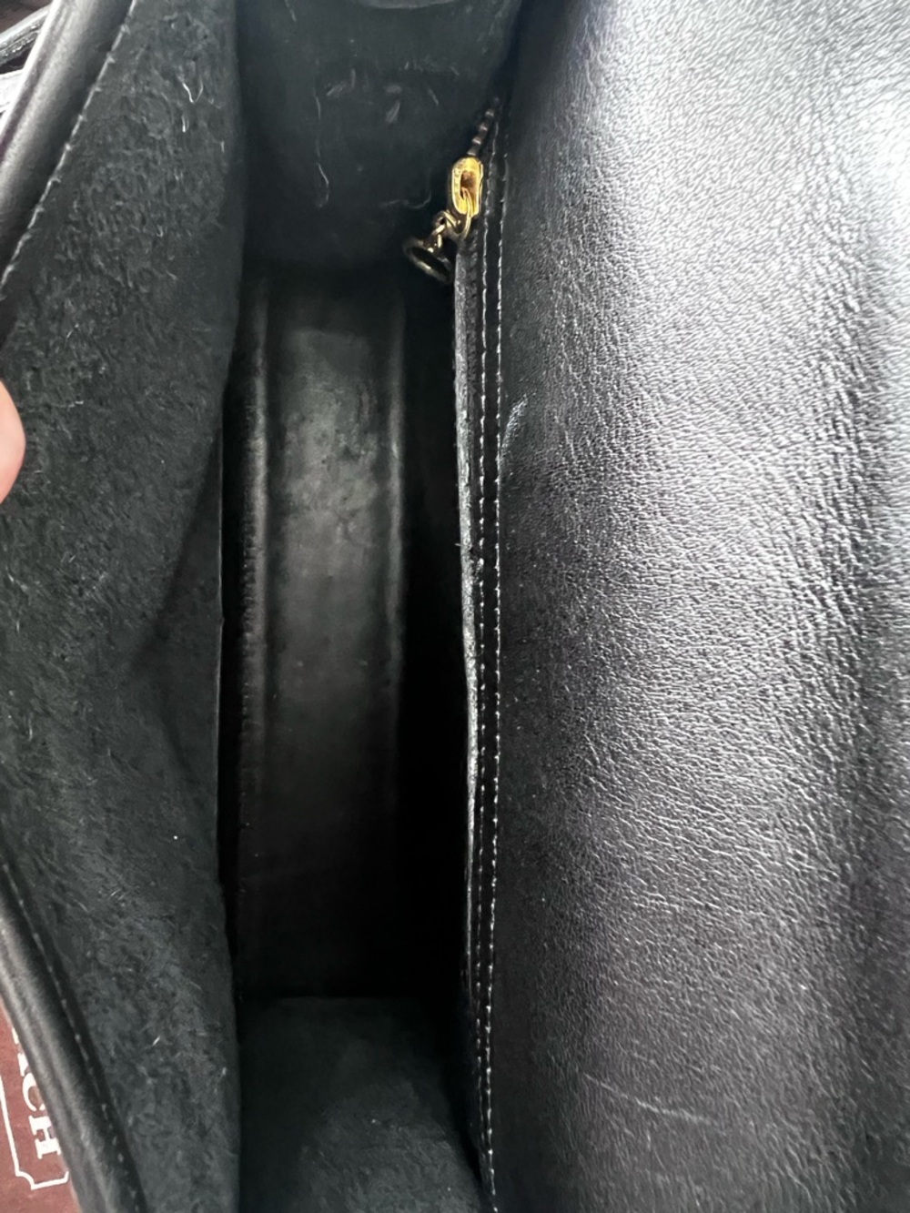 *Never Used* Vintage Coach Court Bag - Black Leather - 9870 - Picture 4 of 14